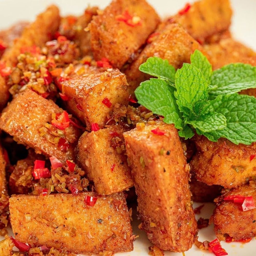 Đậu Hủ Chiên Sả