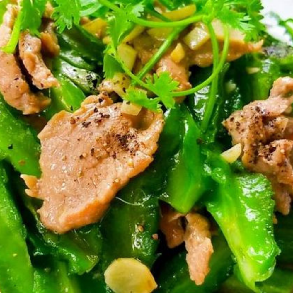 Bò Xào Đậu Rồng